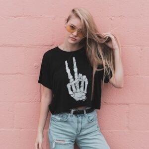 Ribbed Cotton Crop Top Basic
